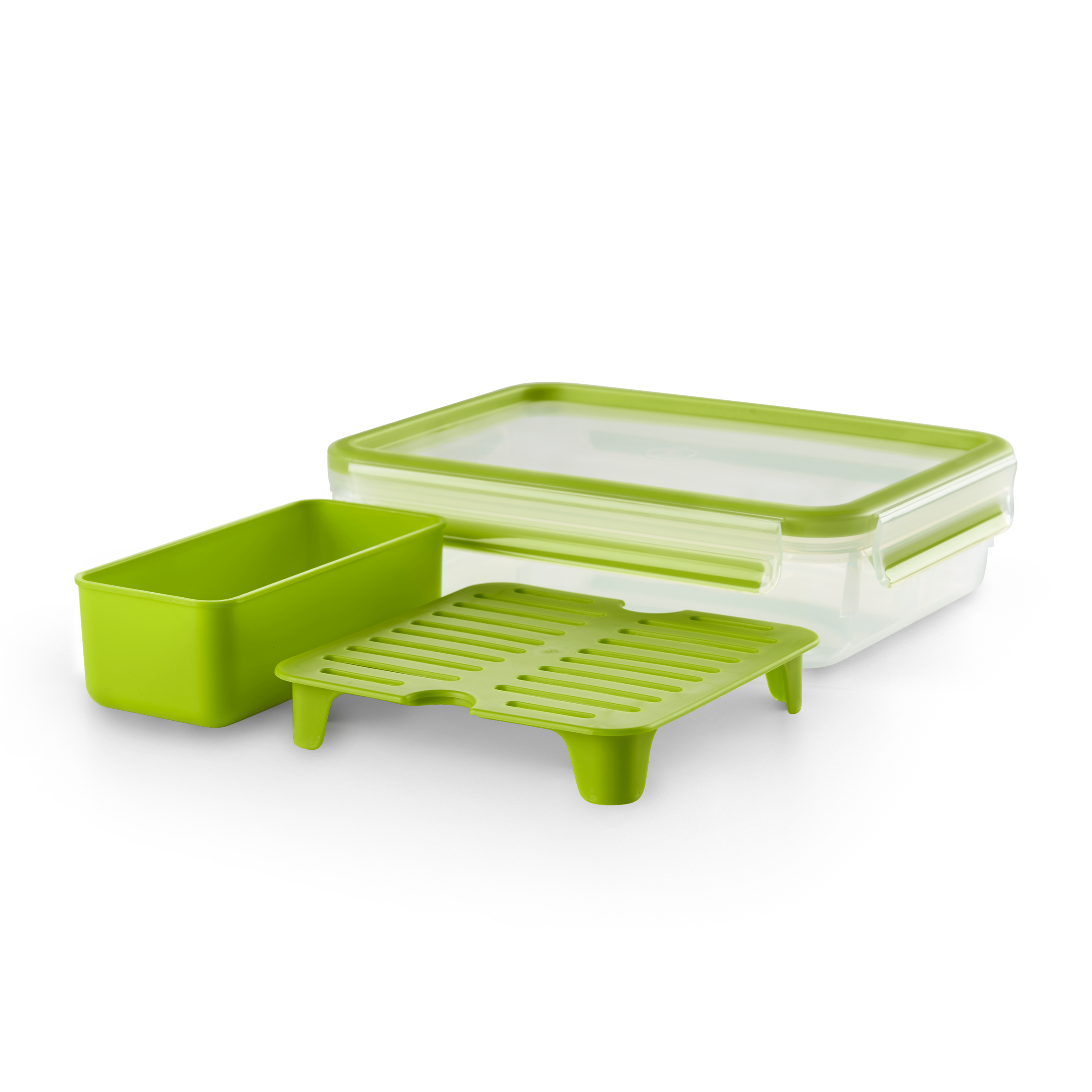 Tárolódoboz Tefal Master Seal To Go doboz betétekkel K3100312 Négyszögletes 1,2 l