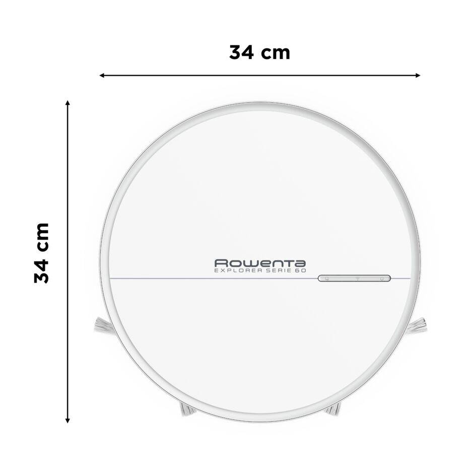 Robotporszívó Rowenta X-PLORER S60 Allergy 4in1 6cm RR7447WH