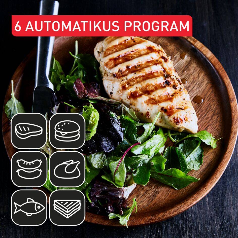 OptiGrill+ Elektromos grillsütő Tefal GC718D10