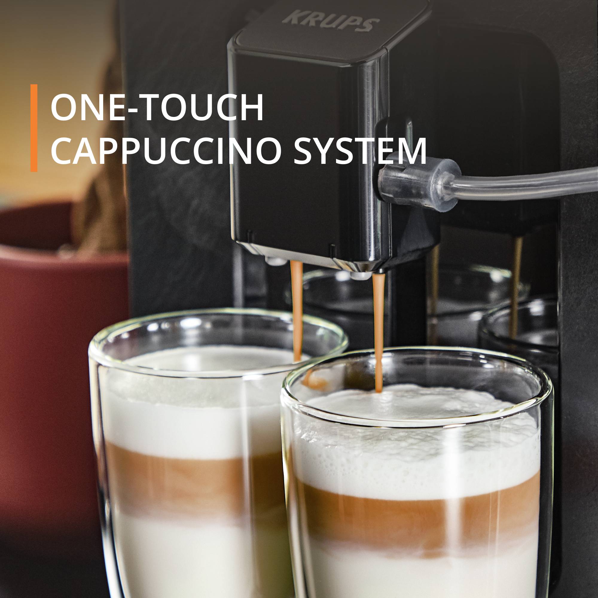 Automata kávéfőző KRUPS Evidence Eco EA8968E0 Matt fekete