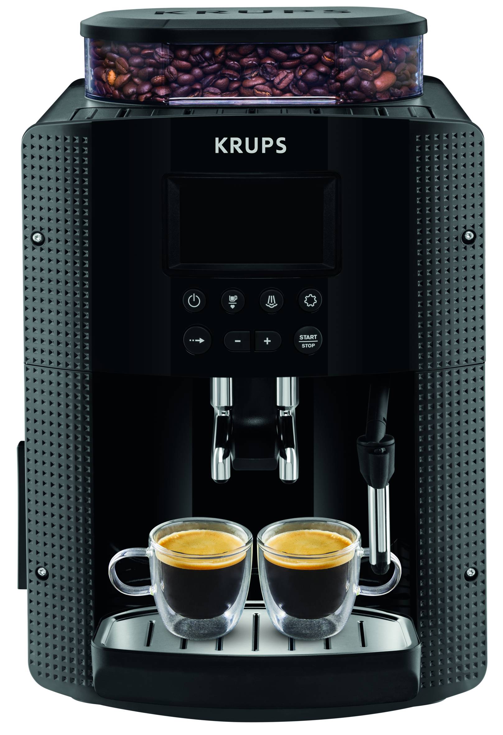 Automata kávéfőzők KRUPS Essential Display EA815070 Fekete