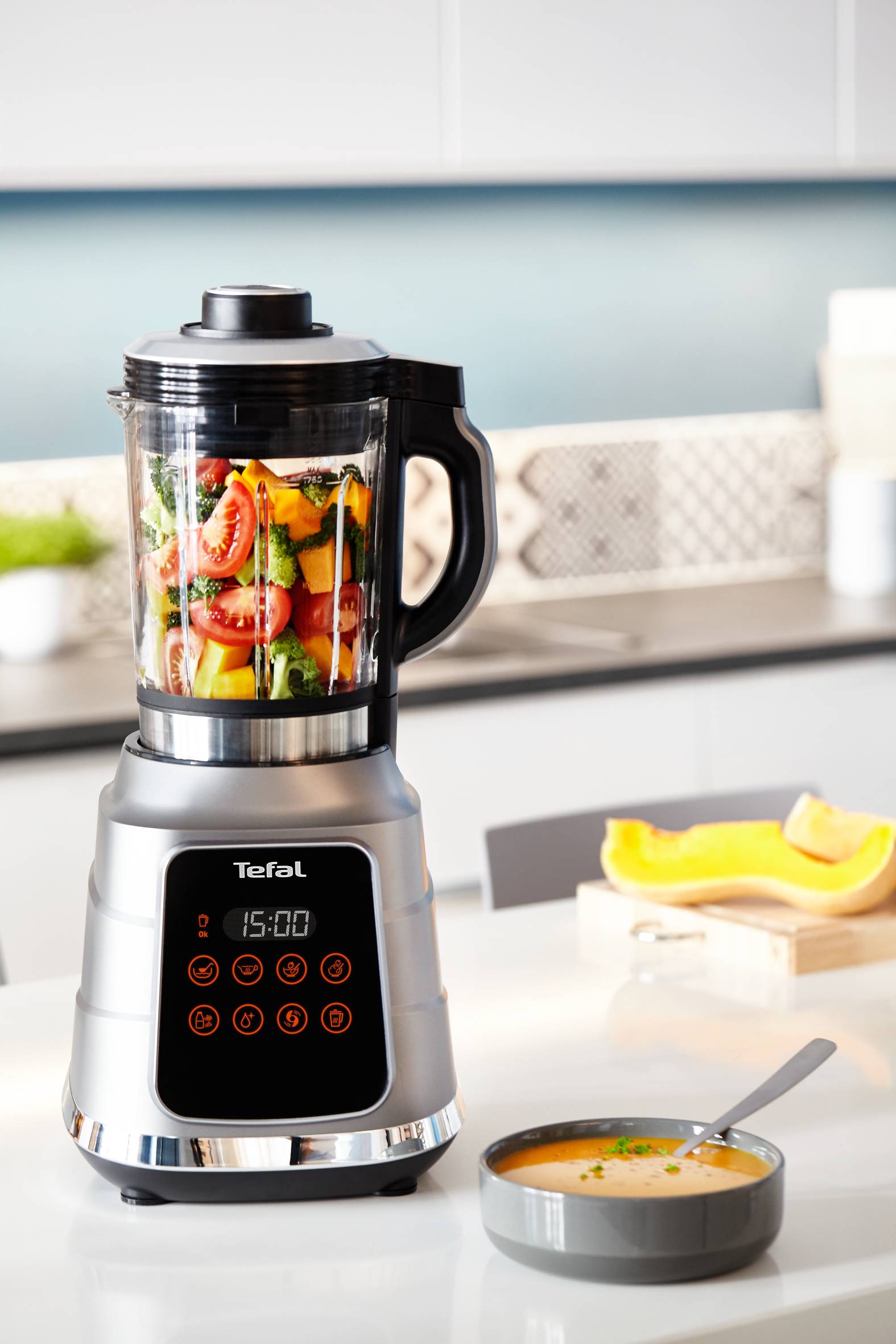 Asztali nagyteljesítményű turmixgép Tefal Ultrablend Boost BL985A31 Sötétszürke/Fekete