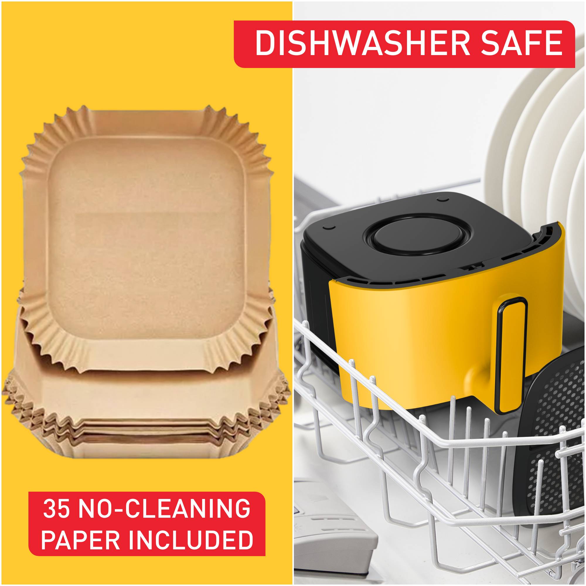 EY2452E0, Easy Fry POP légkeveréses fritőz 5 l, Tefal, sárga