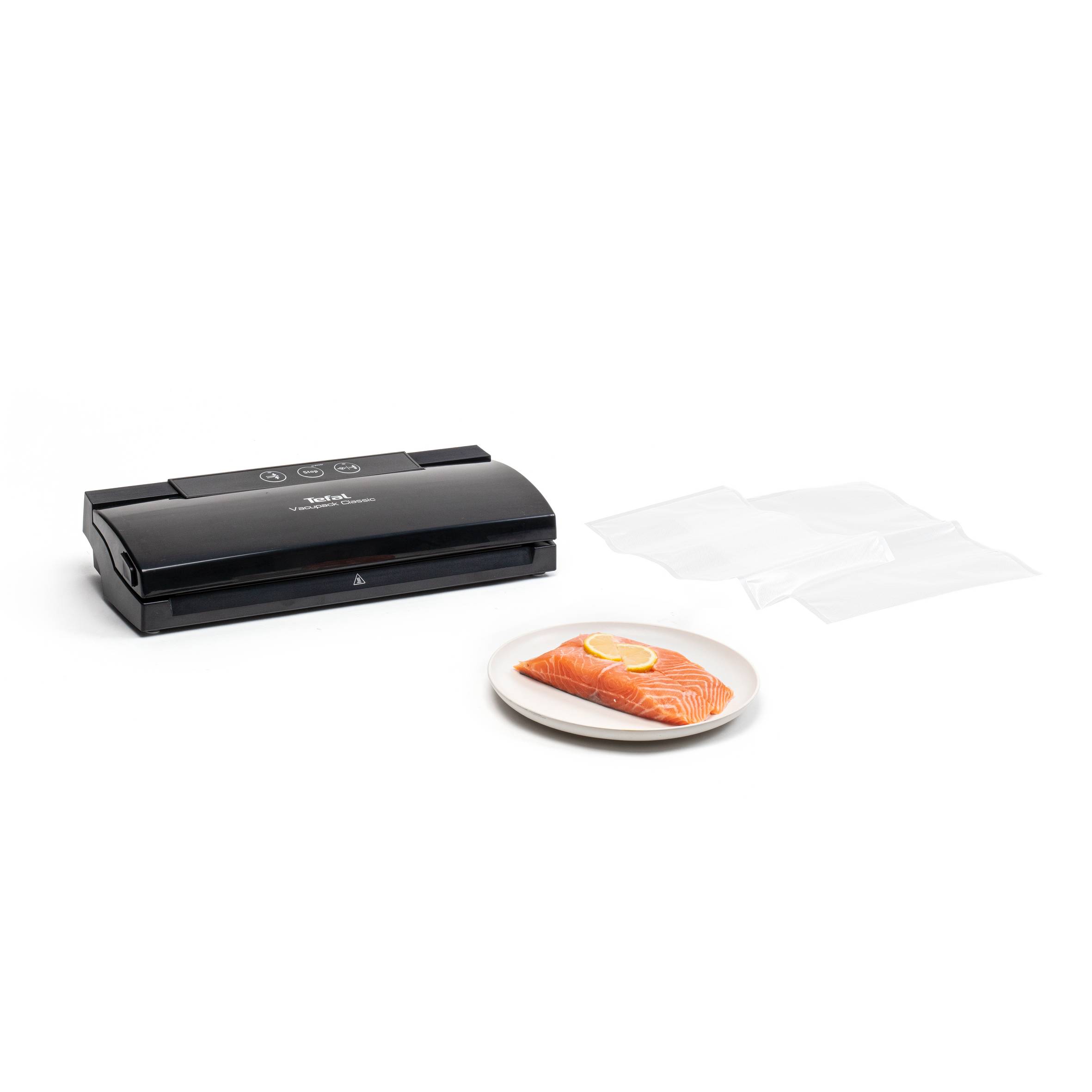 Vákumcsomagoló Tefal Vacupack Classic Plastic VT254070 Fekete