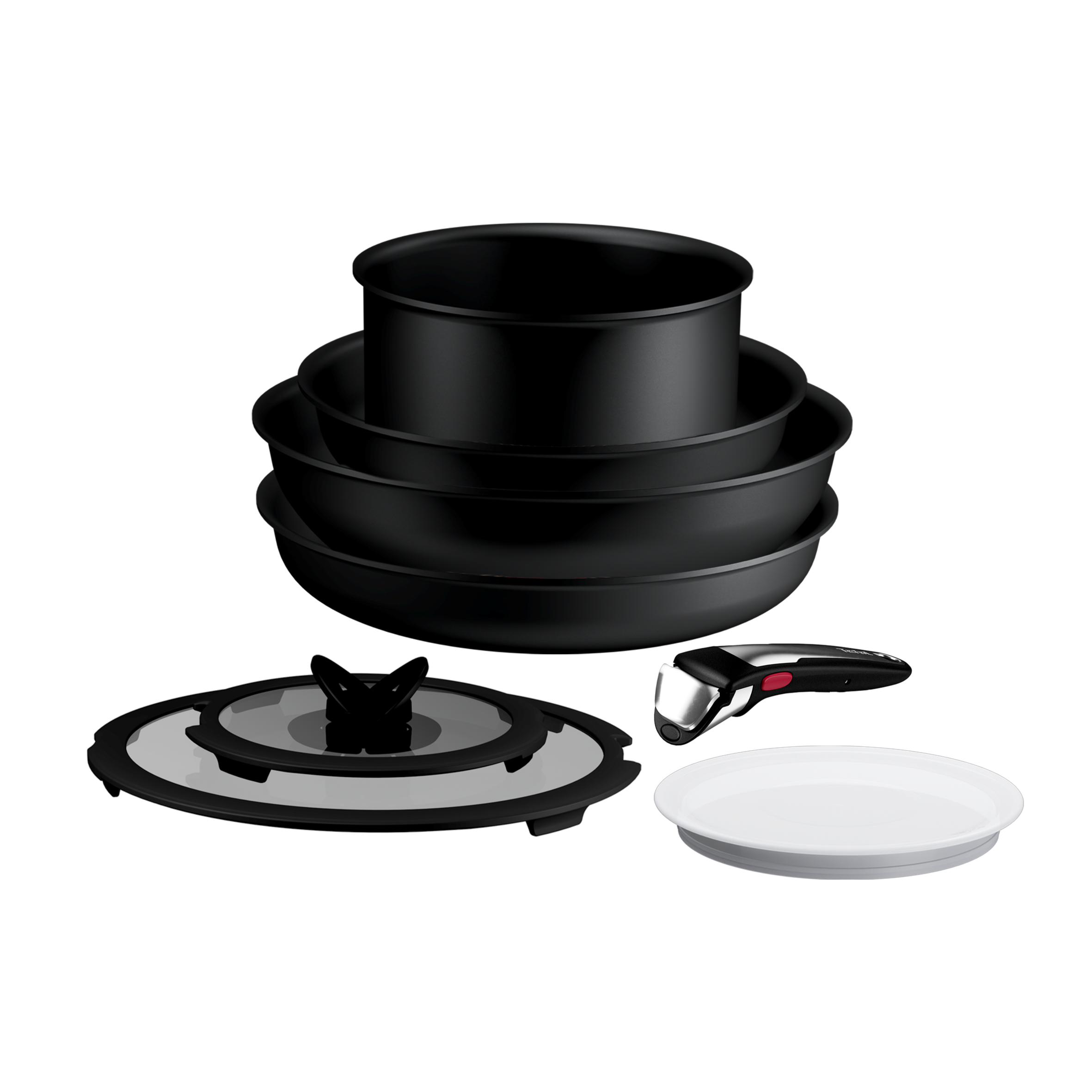 P0009953 Ingenio Excellence+ egymásba rakható edénykészlet, Tefal, 8 részes