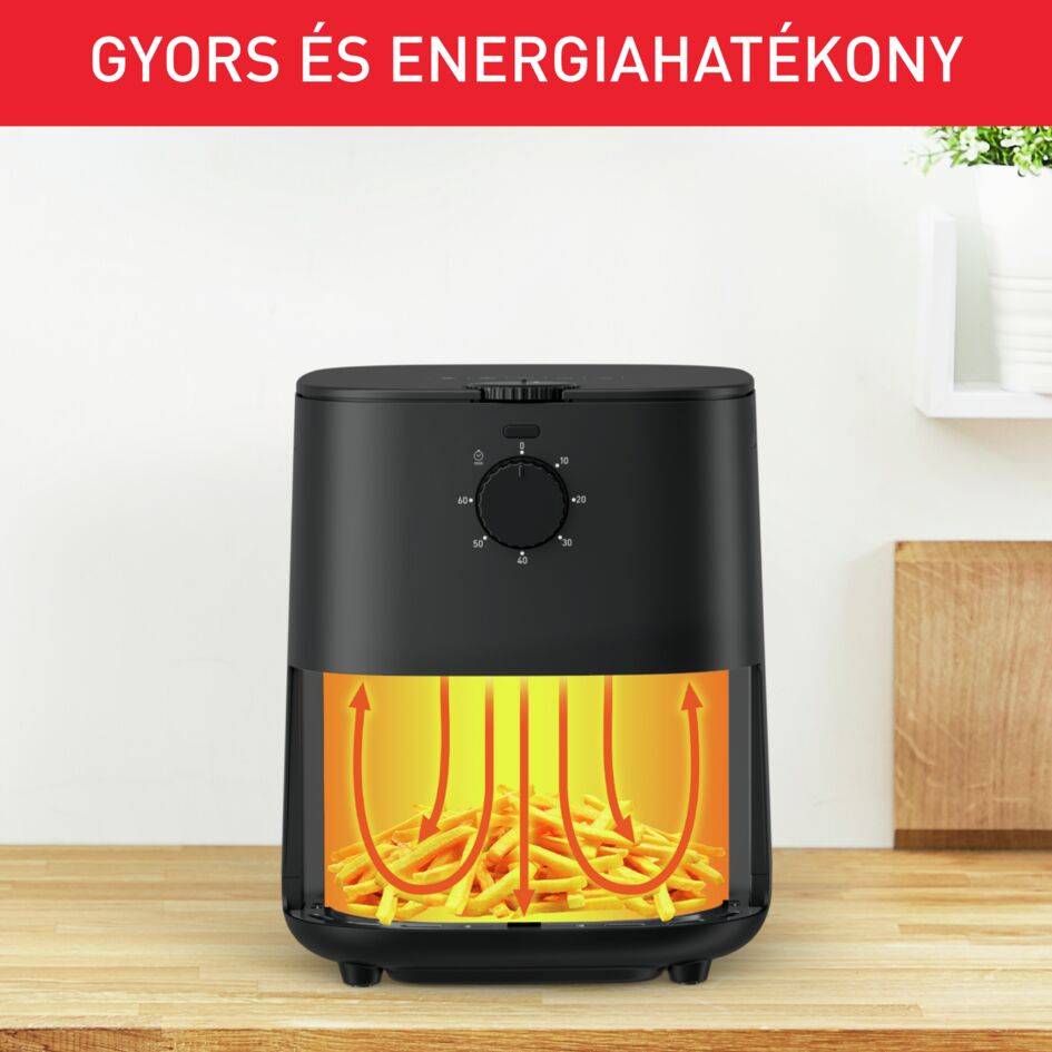 Forrólevegős fritőz Tefal Easy Fry Essential EY130815 Fekete