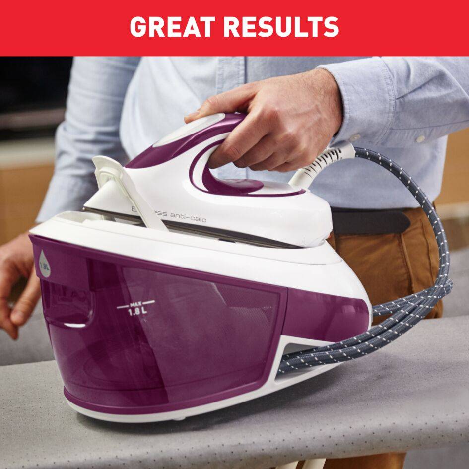 Tefal Express Anti-Calc Gőzállomások SV8054E0 Lila/Fehér