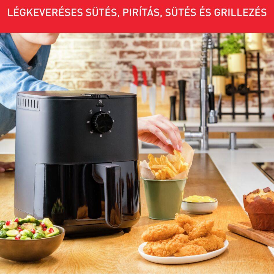 Forrólevegős fritőz Tefal Easy Fry Essential EY130815 Fekete