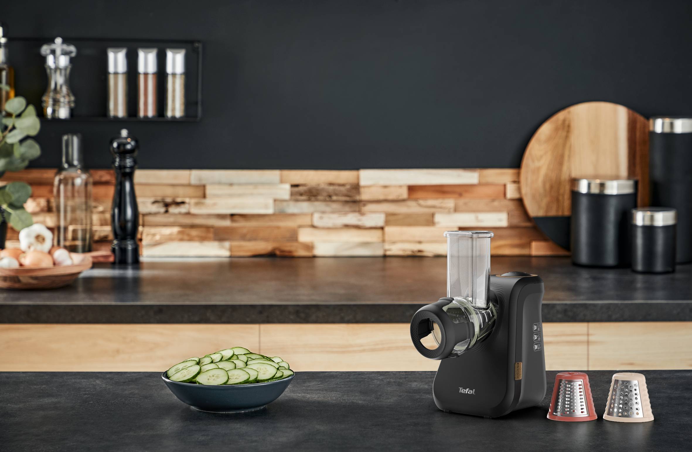 Elektromos reszelő Tefal Eco Respect MB77EN38 Fekete