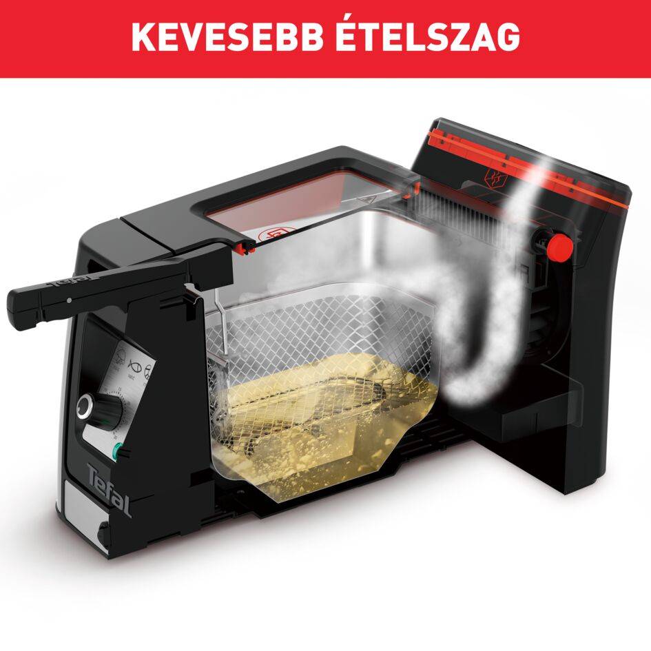 Olajsütő Tefal Clear Duo FR600D10 Rozsdamentes
