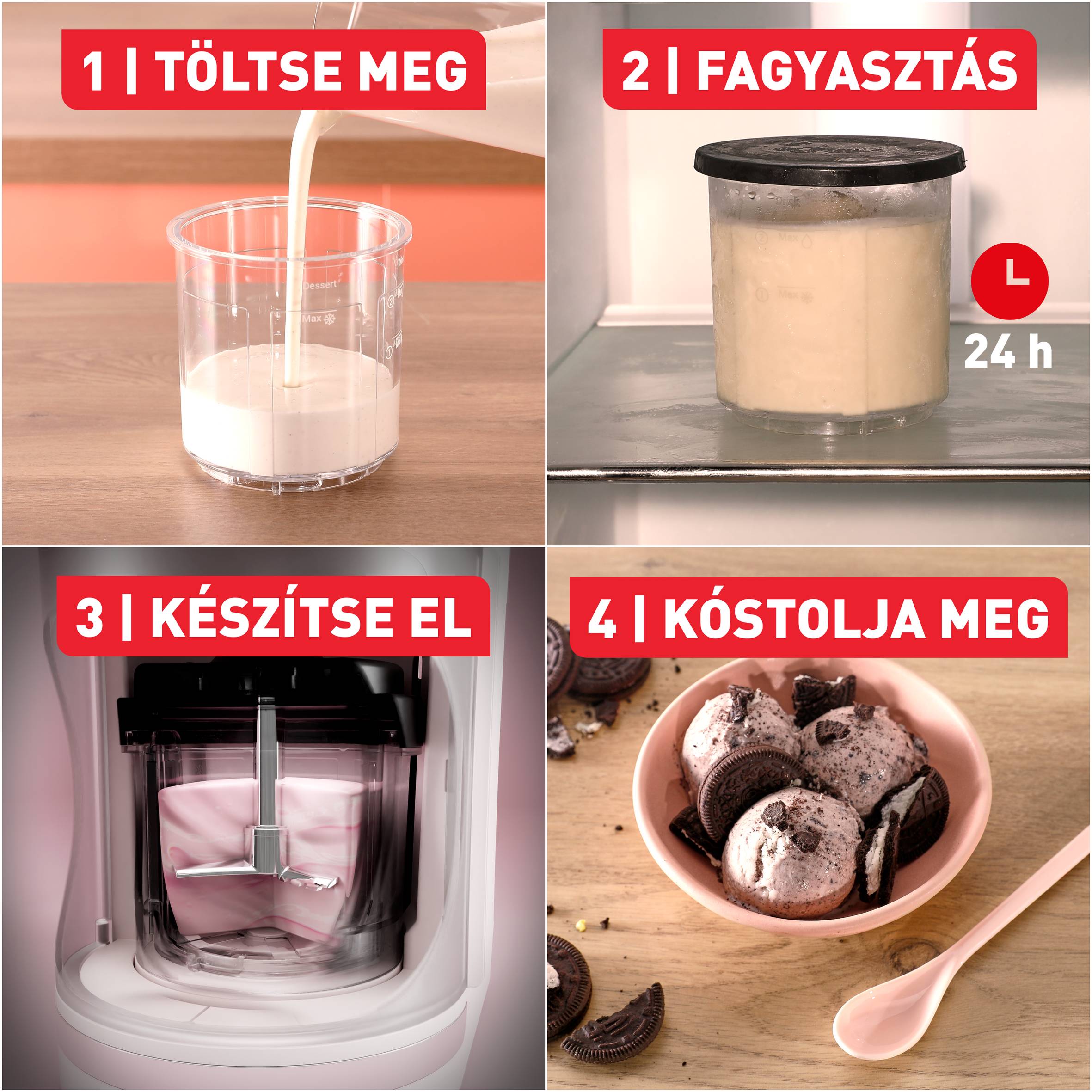 Tefal Dolci fagylaltkészítő IG602AE0