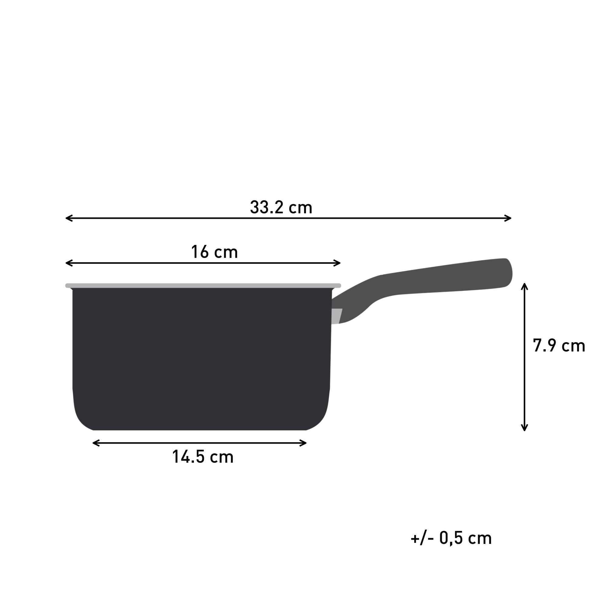 Szószos edények Tefal Duetto+ 16cm G7192256