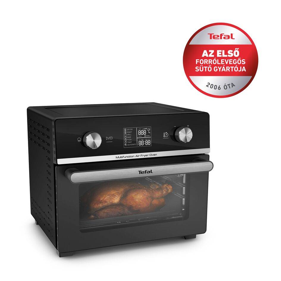 Nagyméretű, családi légkeveréses fritőz és multifunkciós sütő Tefal Easy Fry 20 l FW605810
