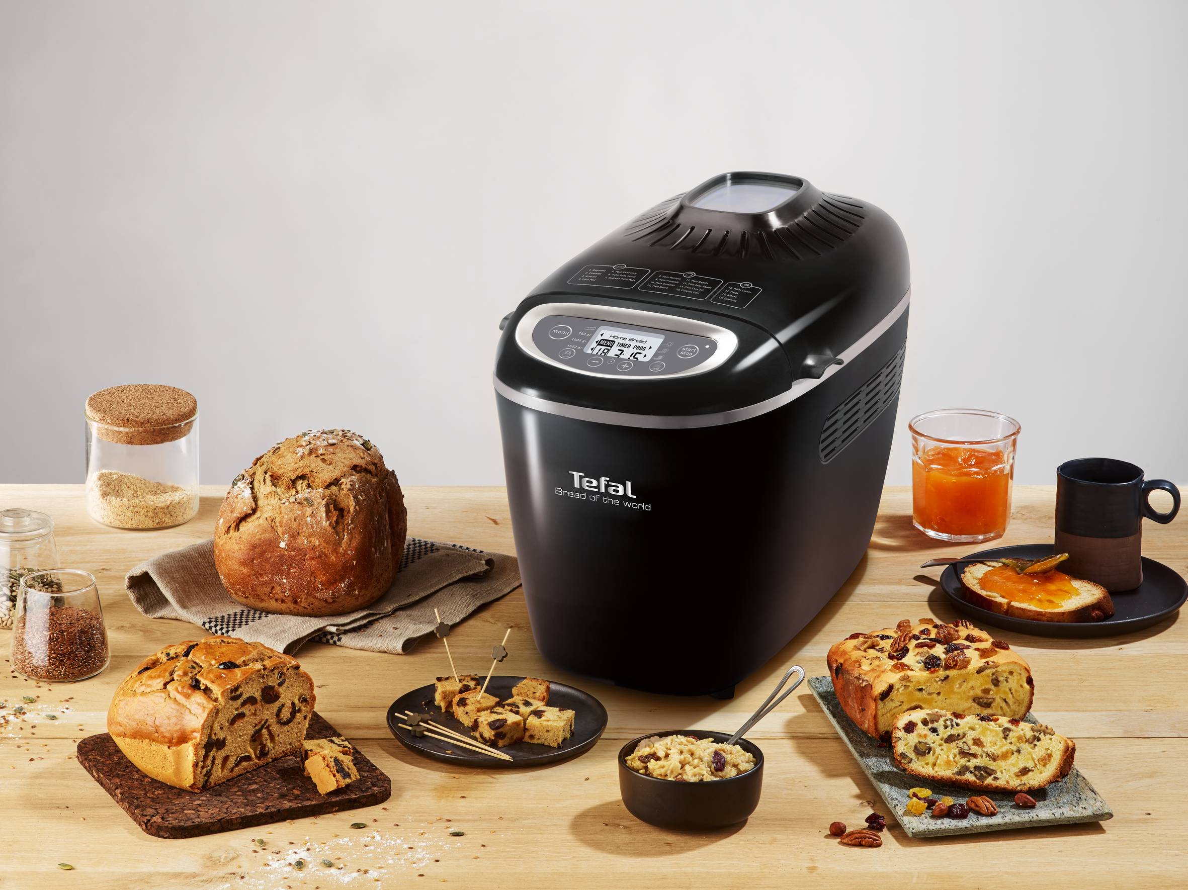 Kenyérsütő Tefal Bread Of The World PF611838 Fekete