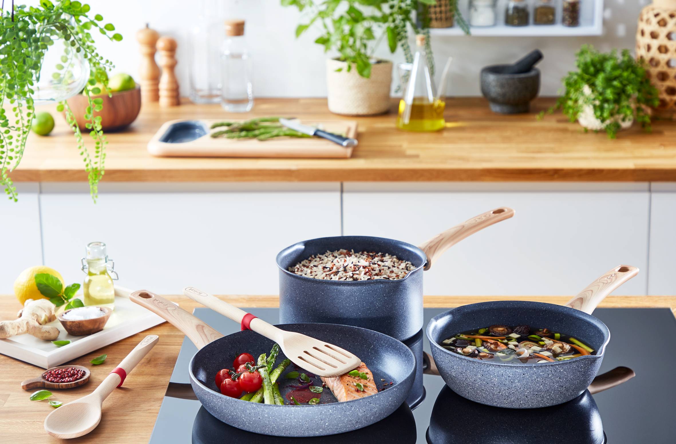 Serpenyőkészlet Tefal Natural Force G2669082 2 db-os 20/28 CM