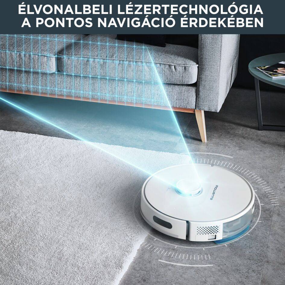 Robotporszívó Rowenta X-Plorer S75s+ 4v1 Laser Auto Empty 2700Pa RR8587WH