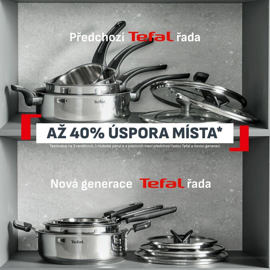 E3067045 Emotion+ alacsony rozsdamentes acél lábas Tefal, 24 cm
