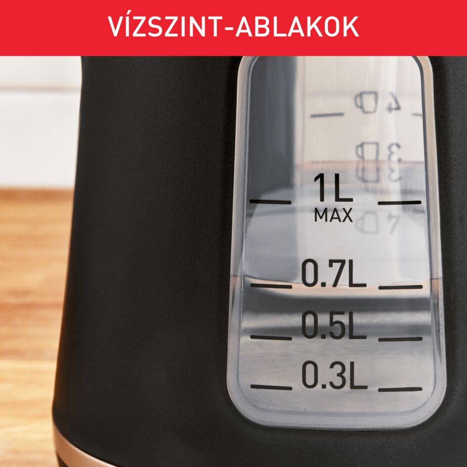 Vízforraló Tefal Includeo KI533811 Fekete 1 l