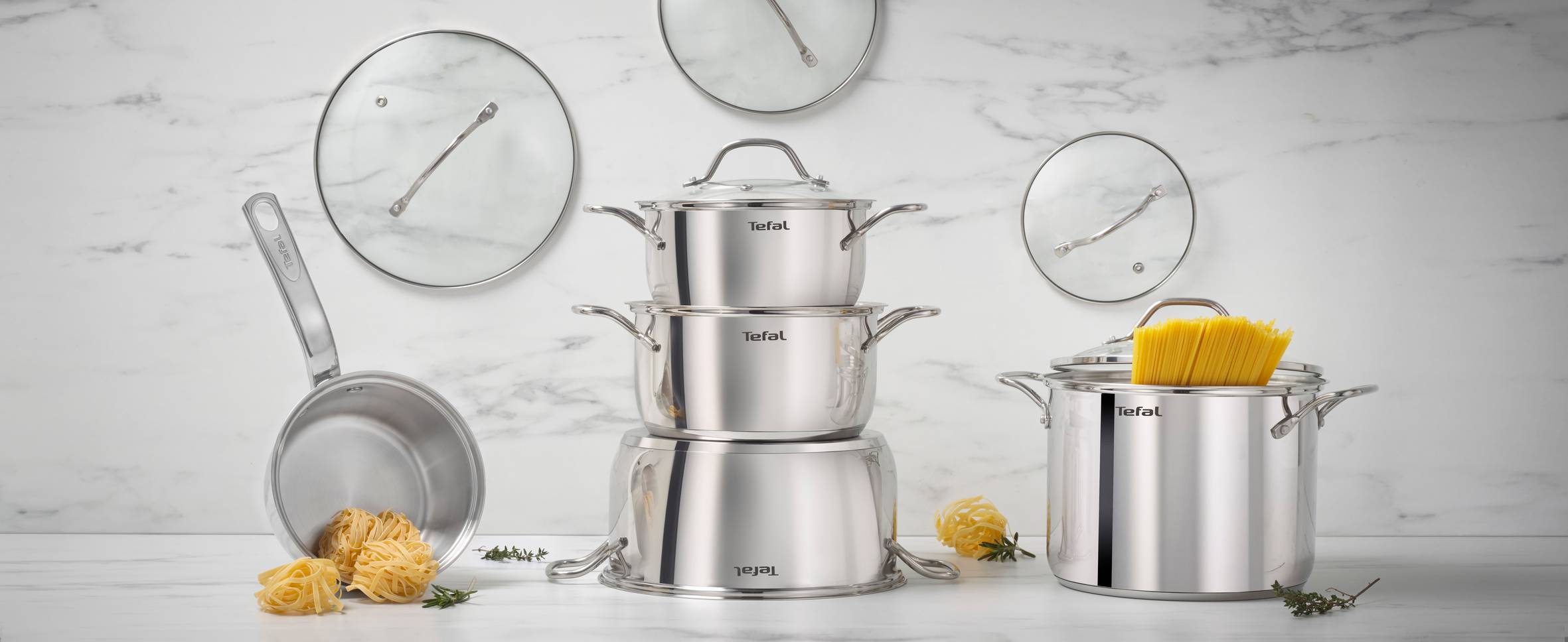 Tefal Edényszett Intuition B864SA74 10 db-os