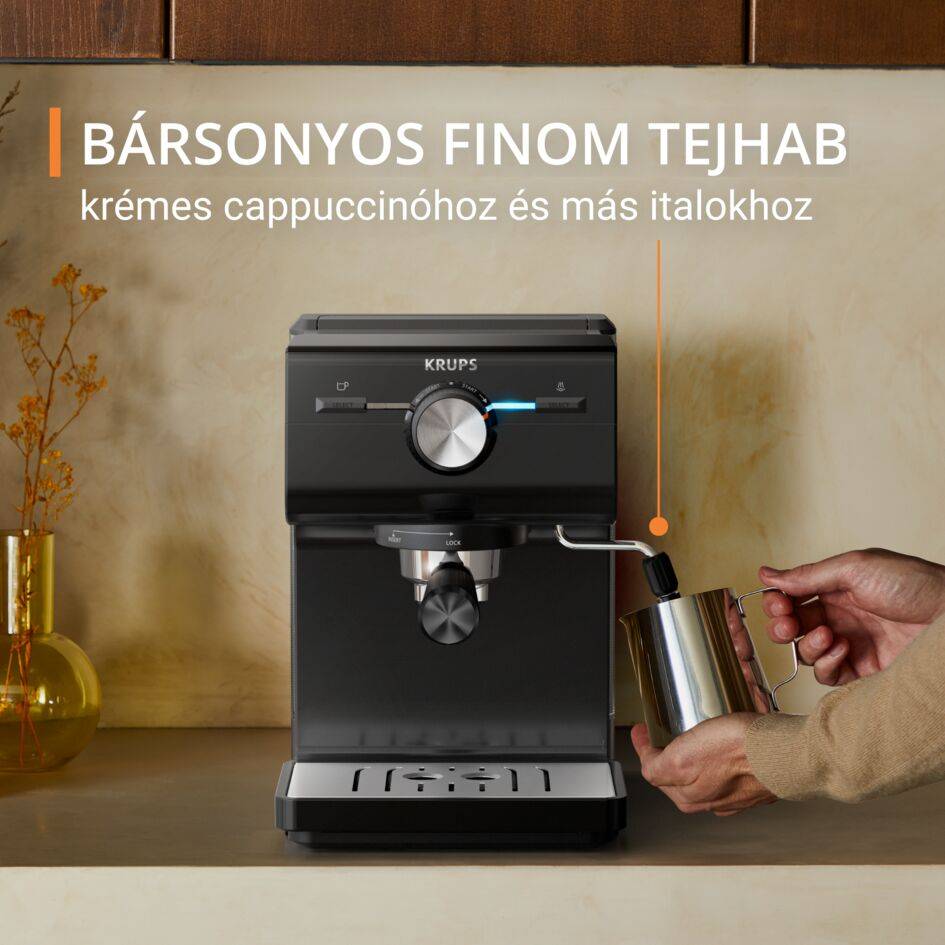 Karos kávéfőző KRUPS Authentic XP381810 fekete