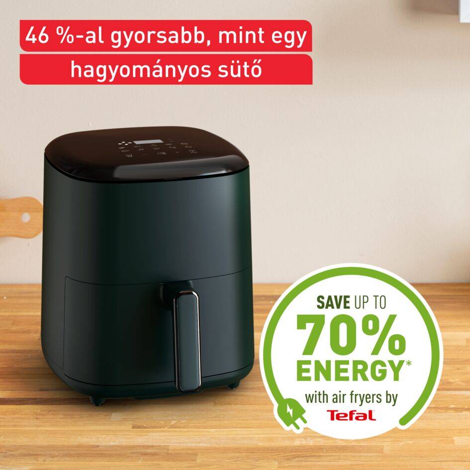 Forrólevegős fritőz Tefal Easy Fry Max EY245310 Sötétzöld/Fekete