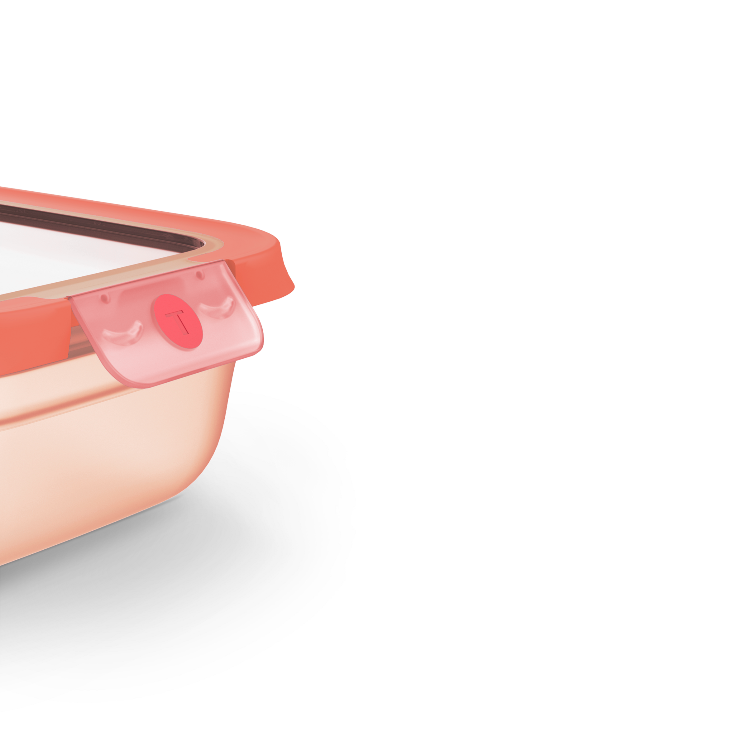 N1210810 oneClick élelmiszer-tároló Tefal téglalap alakú 1,2 l narancssárga