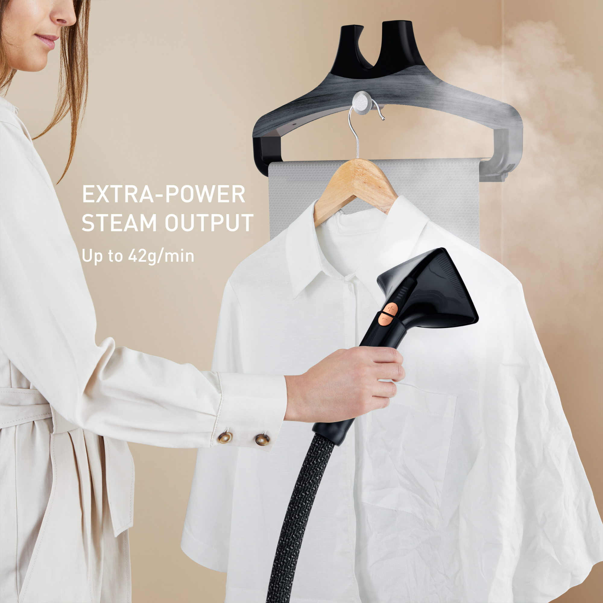 IT8480 Pro Style Care Tefal Álló ruhagőzölő fekete/bronz színben