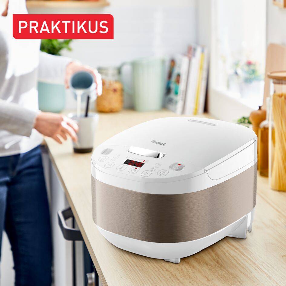 Tefal Simply Cook Plus multifunkciós elektromos főzőedény, ezüst/fehér, RK6221E1
