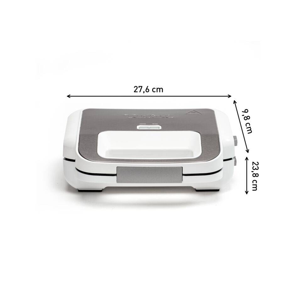 Szendvicssütő Tefal Multiplates Snack XL SW701110 Rozsdamentes/Fehér