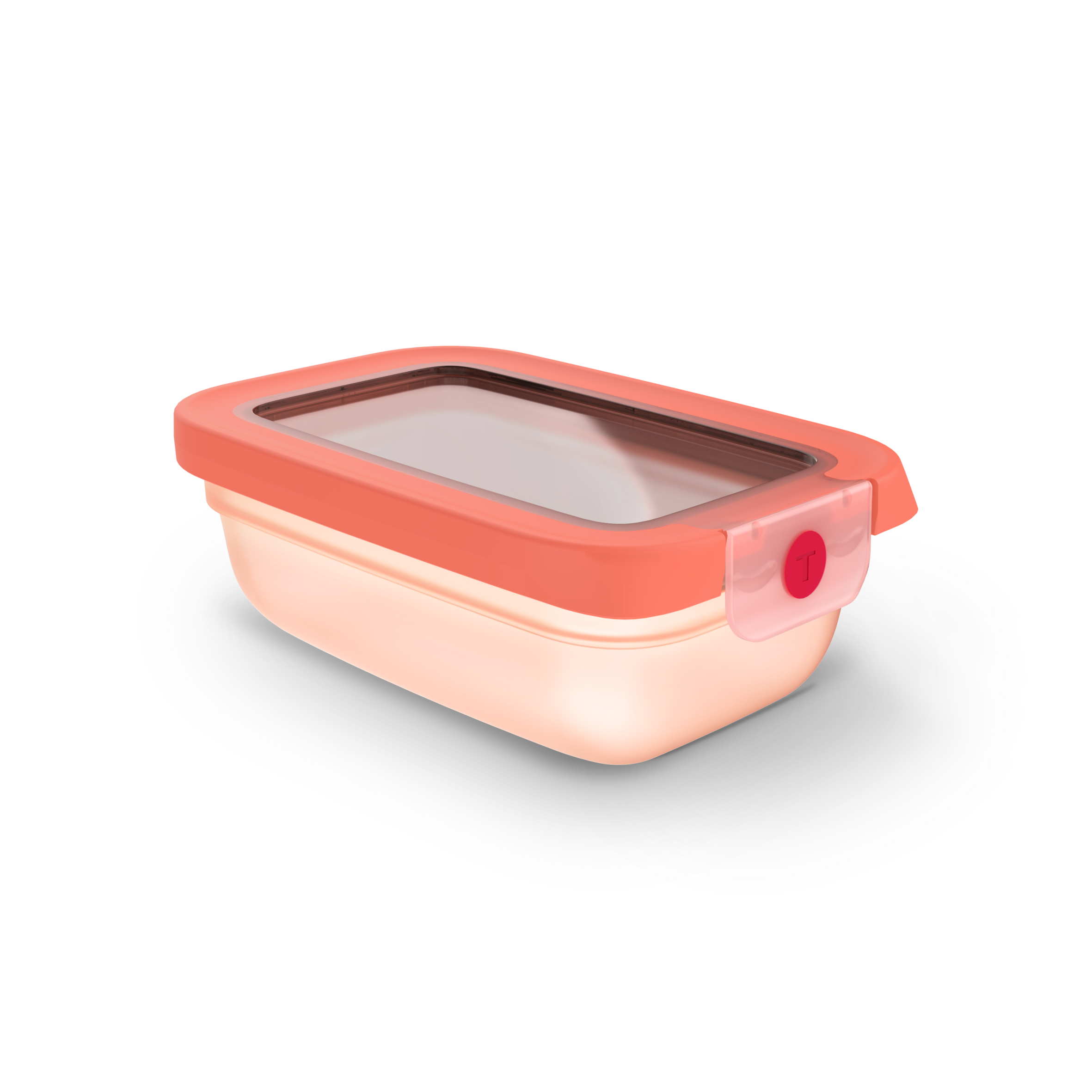 N1210210 oneClick élelmiszer-tároló Tefal téglalap alakú 0,5 l narancssárga