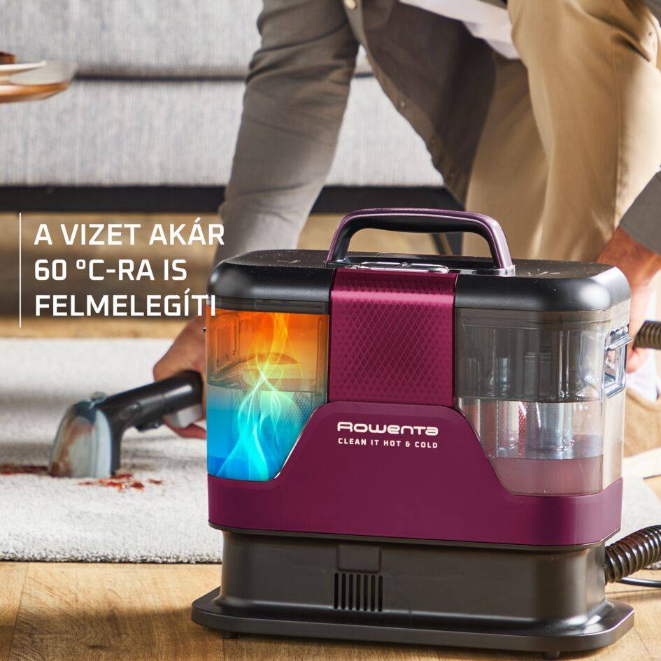 Clean It Hot & Cold, folttisztító, kárpittisztító, szőnyegtisztító gép, két tisztítási mód