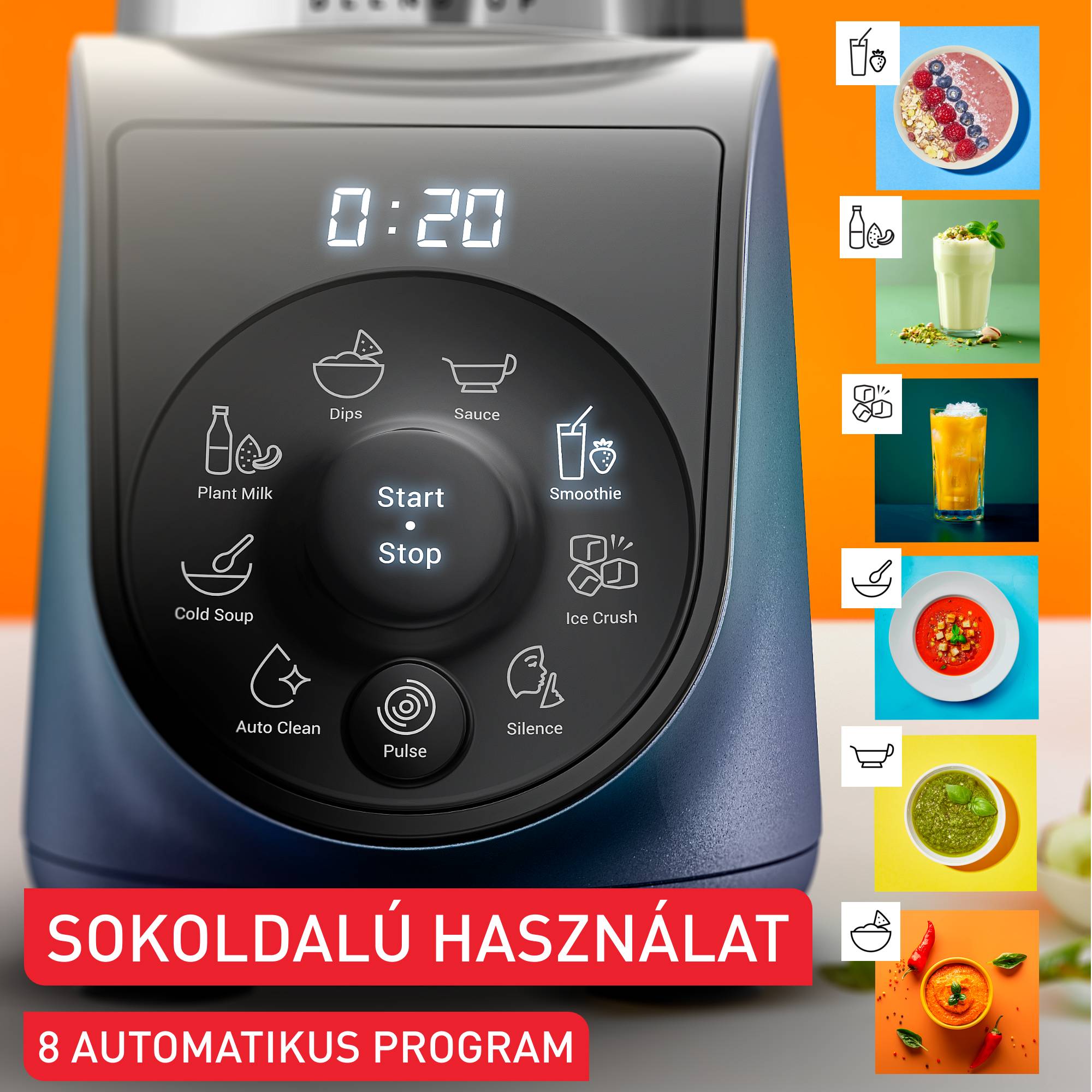 Smoothie turmixgépek Tefal Blend Up BL19H4F1