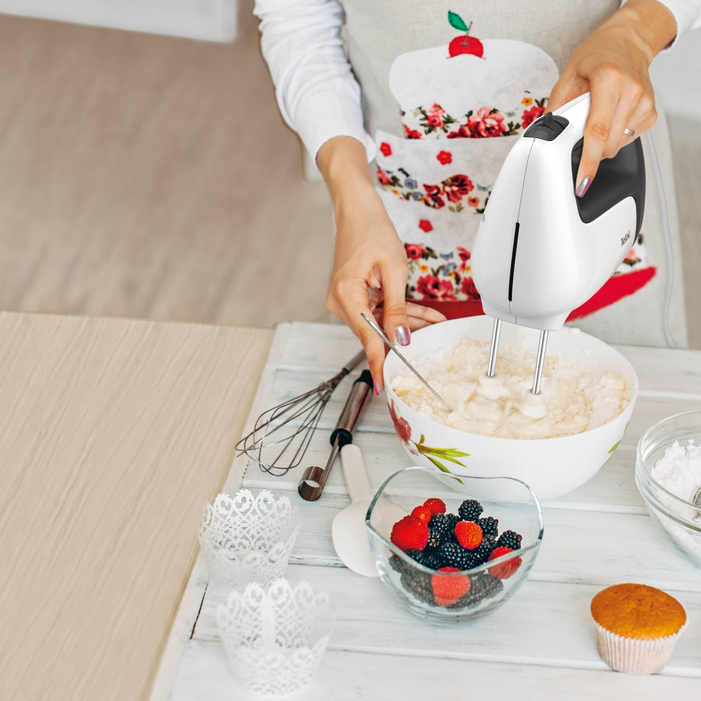 Kézi mixer Tefal Prep'Mix+ HT460138 Szürke/Fehér