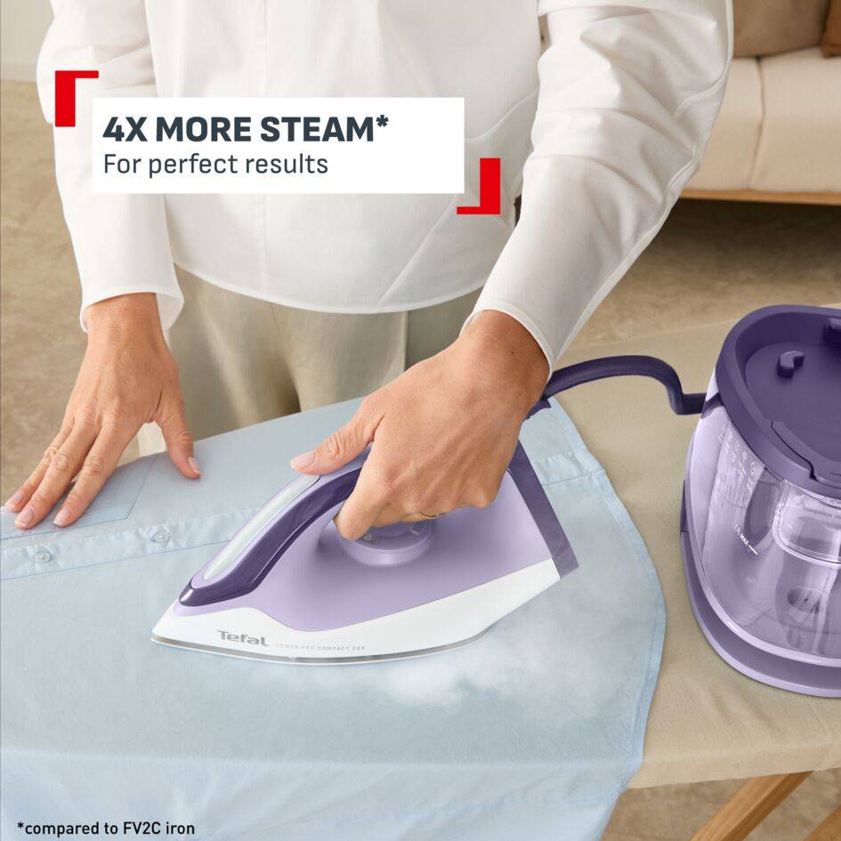 Tefal Power Pro Compact 200 gőzállomás, gyors vasalás és kompakt dizájn