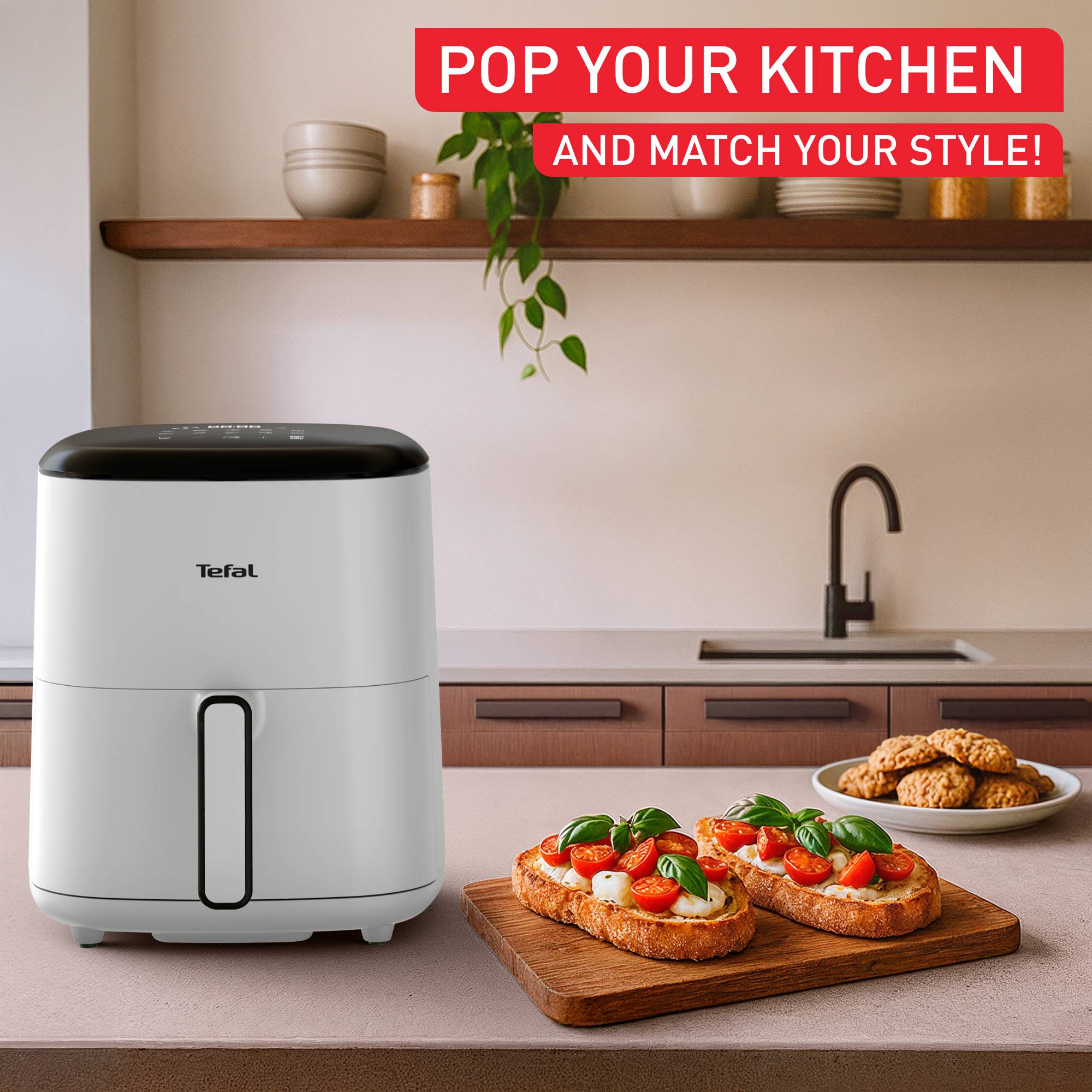 Easy Fry POP, Air fryer, 5 L Capacity, 10 Auto Programs