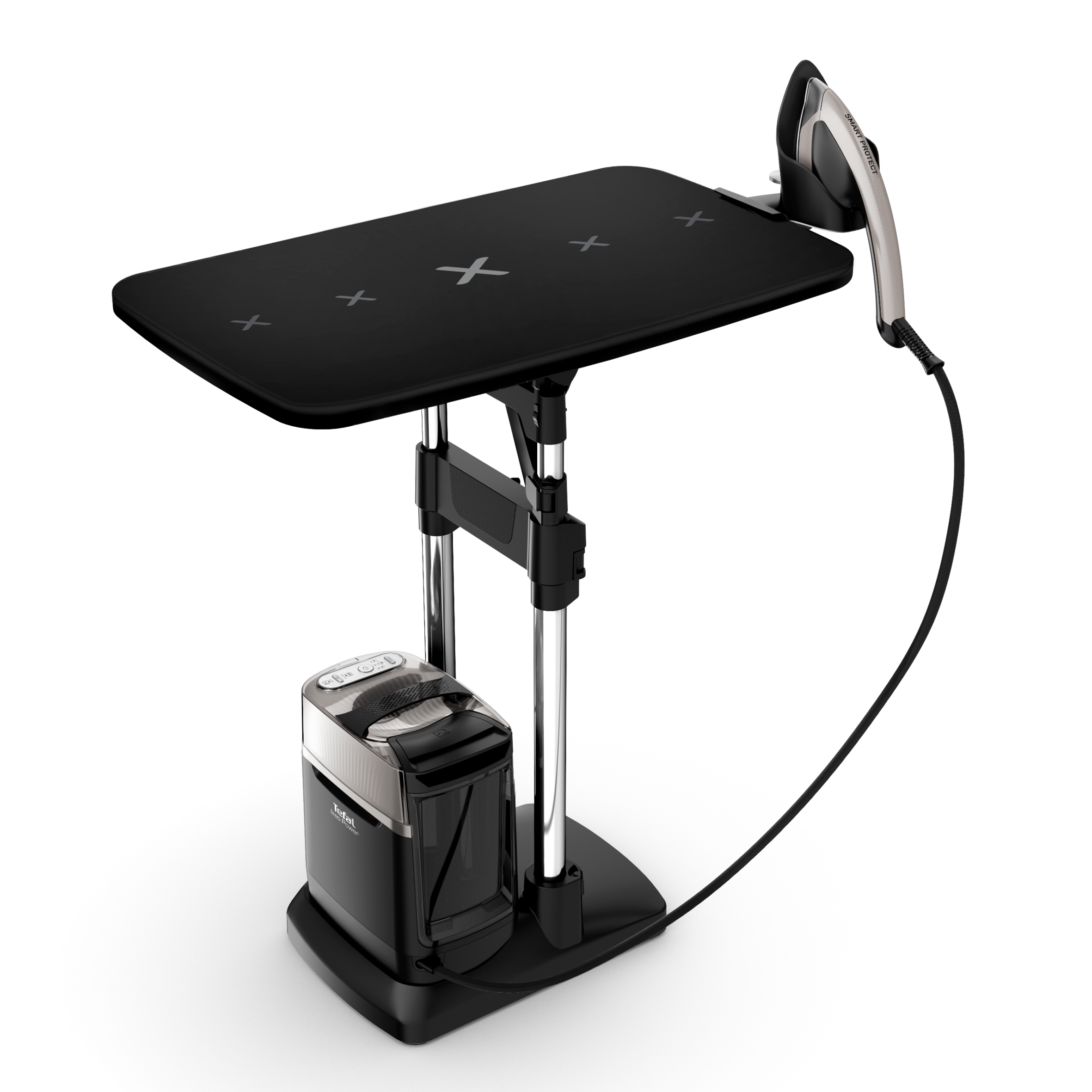 Ruhagőzölő Tefal Ixeo Power QT2028F0 Fekete