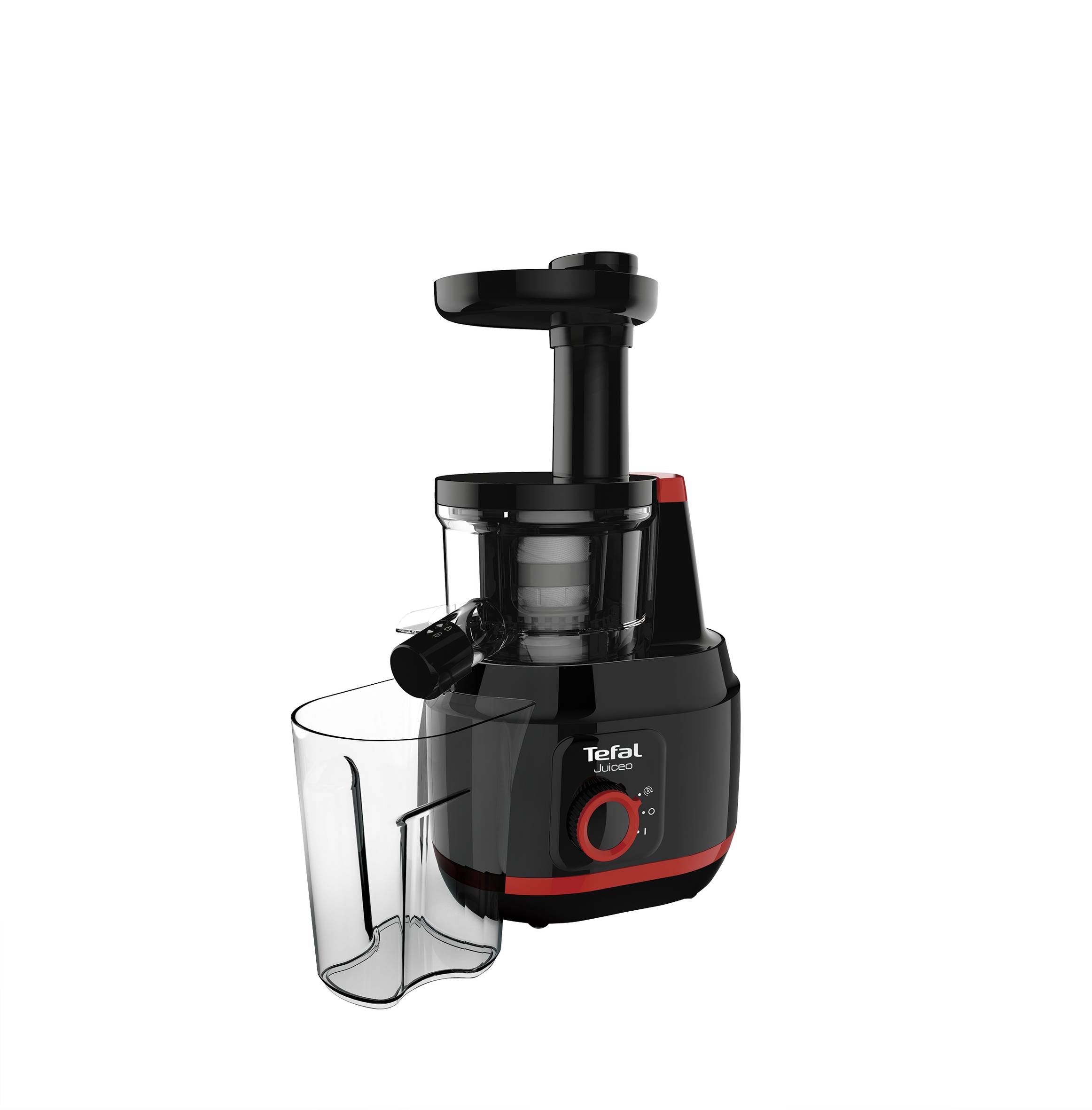 Gyümölcscentrifuga Tefal Juiceo ZC150838 Piros/Fekete