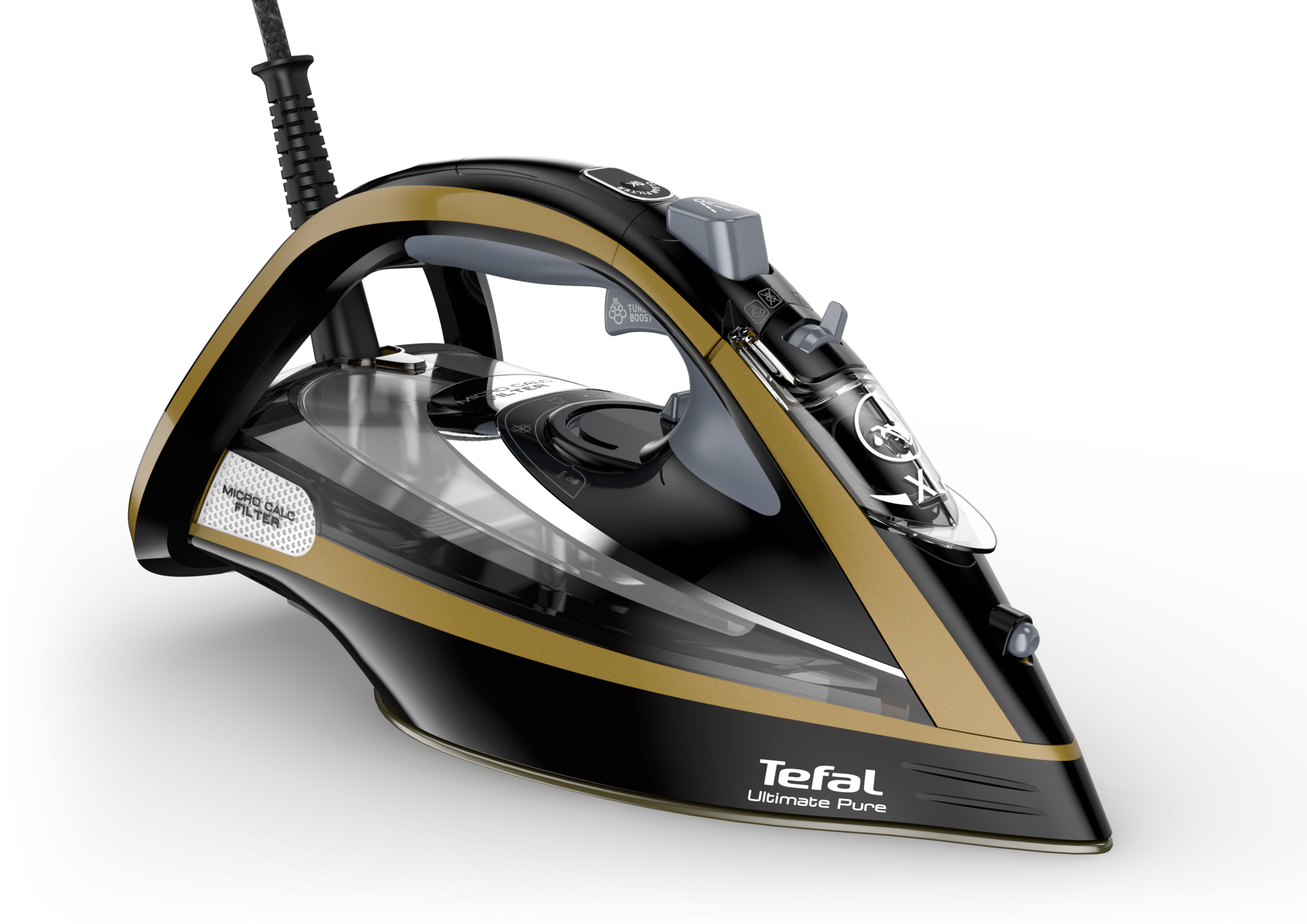 Gőzölős vasaló Tefal Ultimate Pure FV9865E0 Arany/Fekete