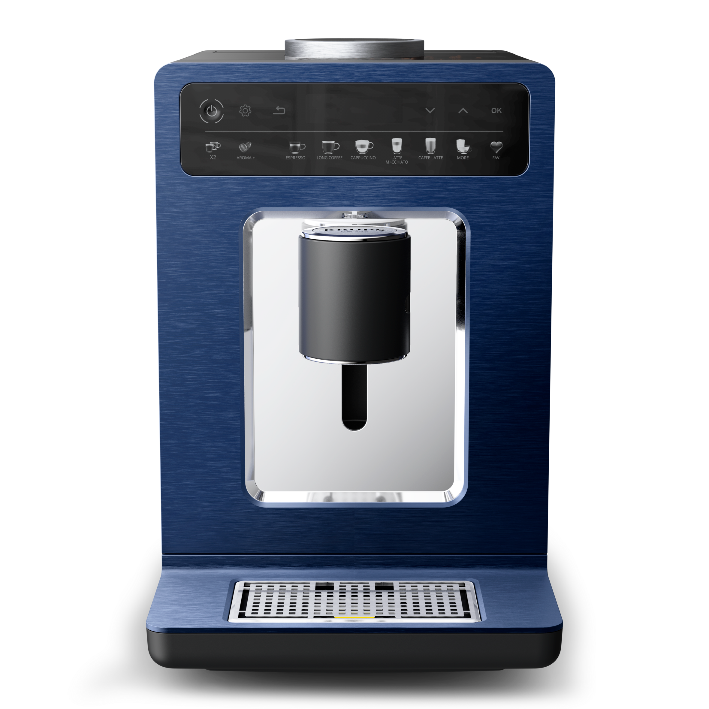 Automata kávéfőzők KRUPS Evidence Wilmotte EA89W410 Kék/Fekete