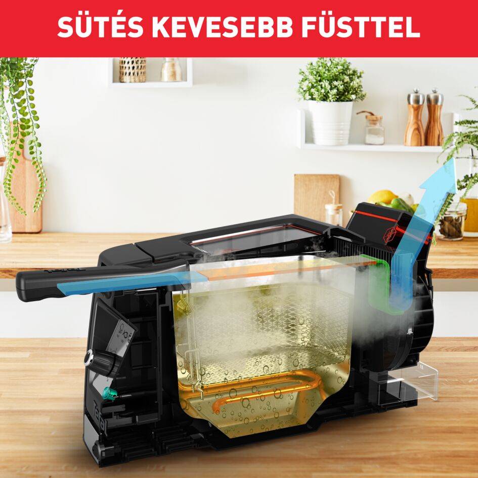 Olajsütő Tefal Clear Duo FR600D10 Rozsdamentes