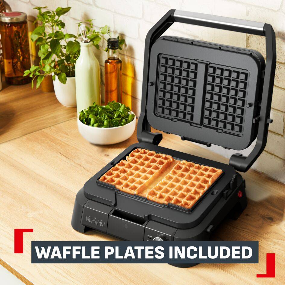 GC517DE0 SuperGrill 4 az 1-ben elektromos grill, Tefal, rozsdamentes acél