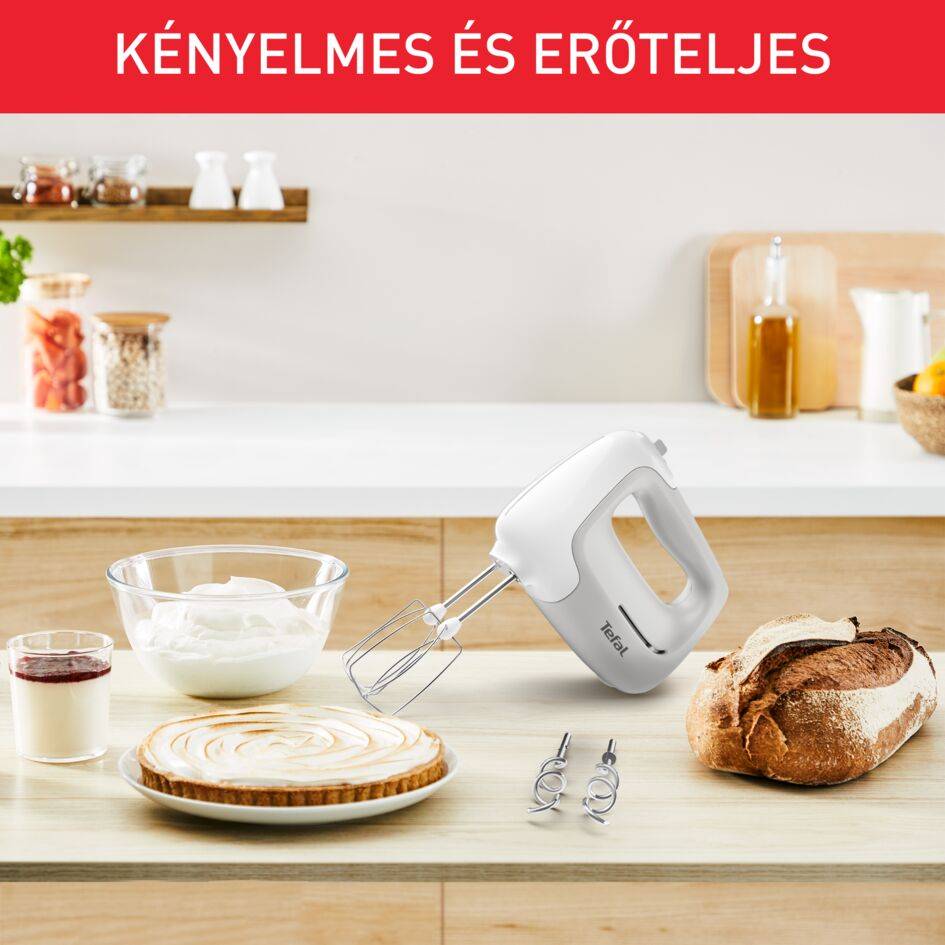 Kézi mixer Tefal Prep'Mix+ HT450B38 Világosszürke/Fehér