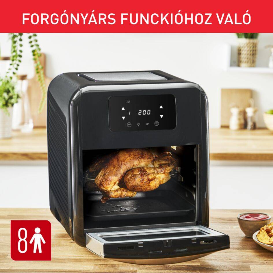 Forrólevegős fritőz Tefal Easy Fry & Grill & Oven 9az1-ben FW501815 Fekete