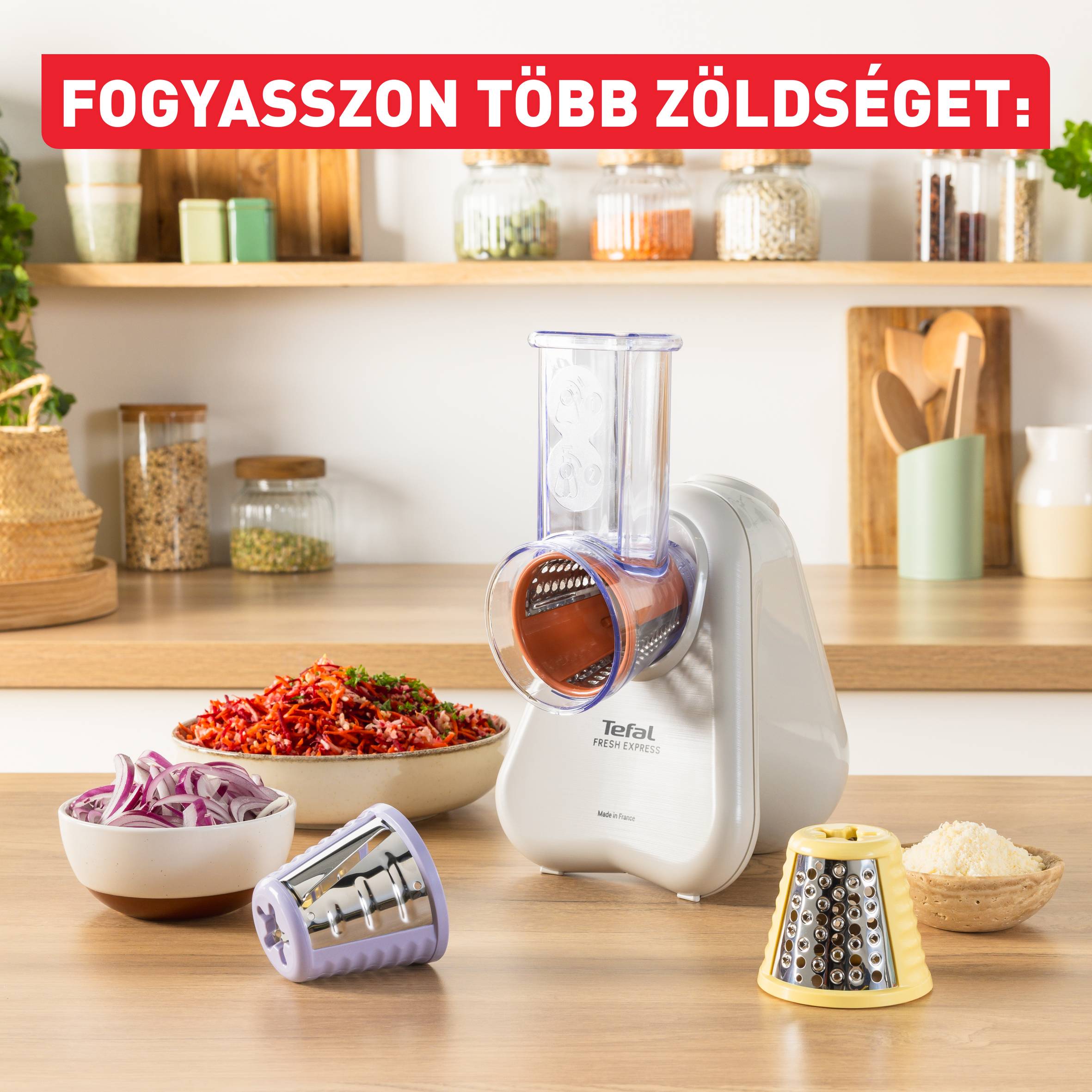 DN853BE0, Tefal Fresh Express elektromos reszelő