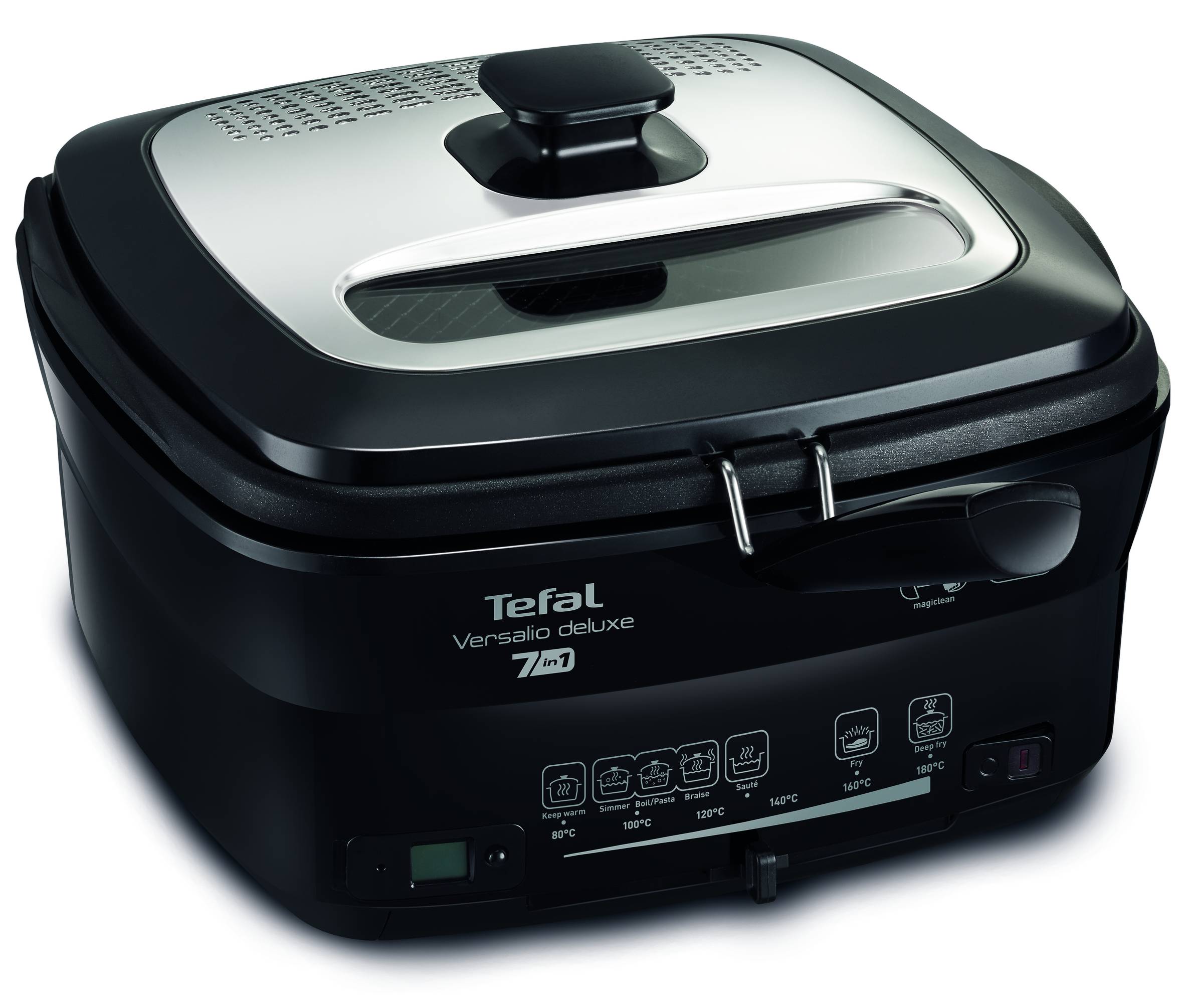 Multifunkciós elektromos főzőedények Tefal Versalio DE LUXE FR491870 Fekete