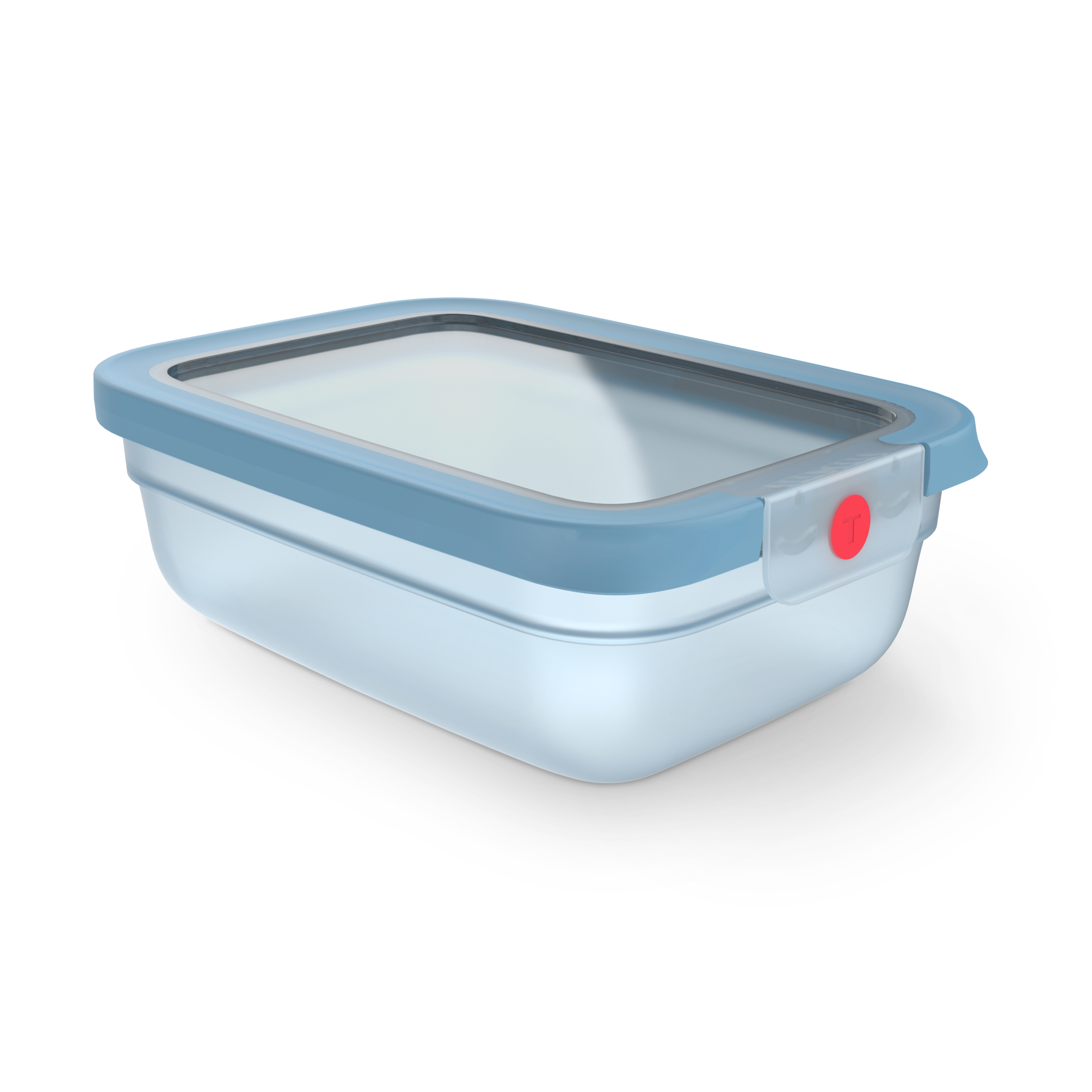 N1210710 oneClick élelmiszer-tároló Tefal téglalap alakú 1,2 l kék