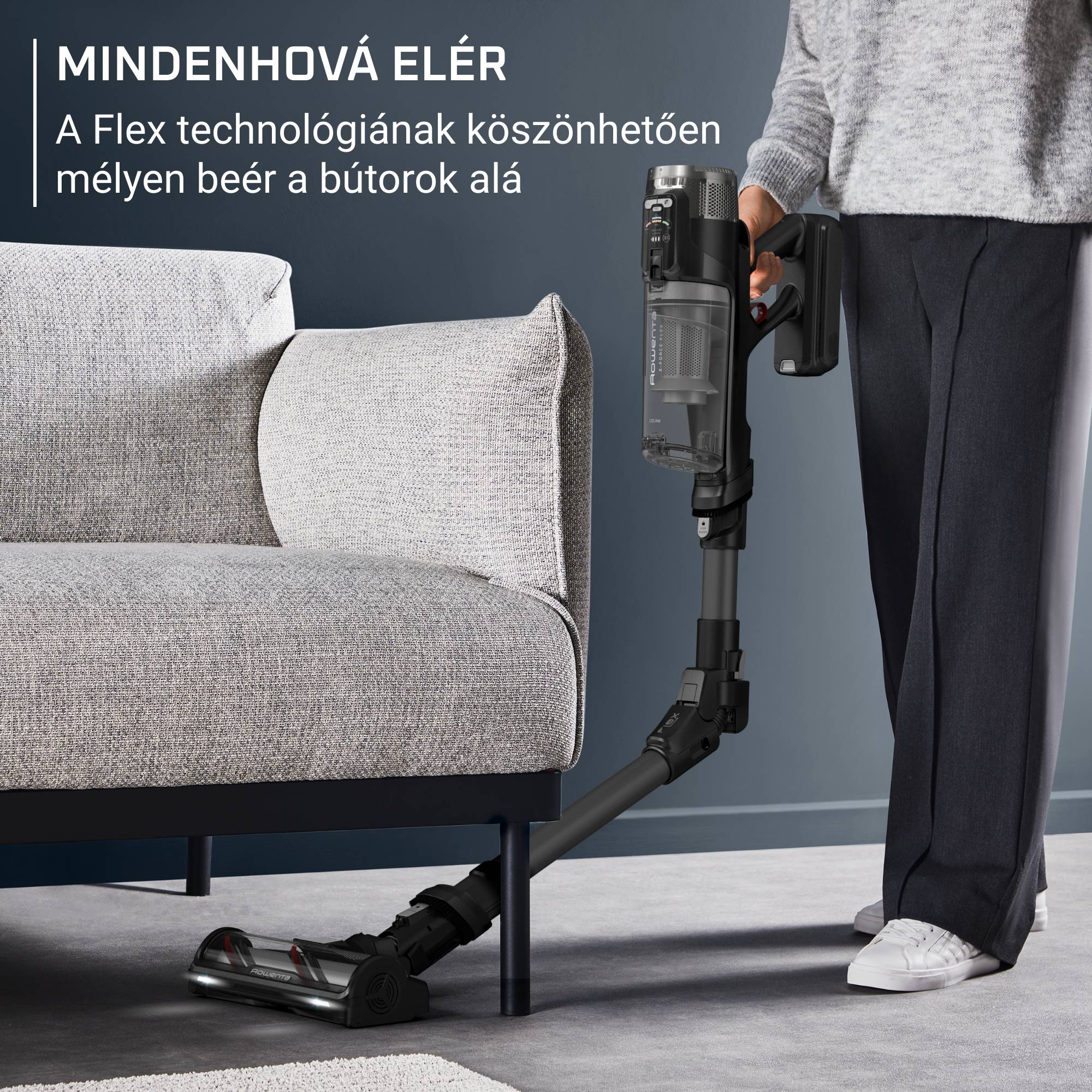 Rúdporszívó Rowenta X-Force Flex 3 az 1-ben 150 AW RH9L55E0