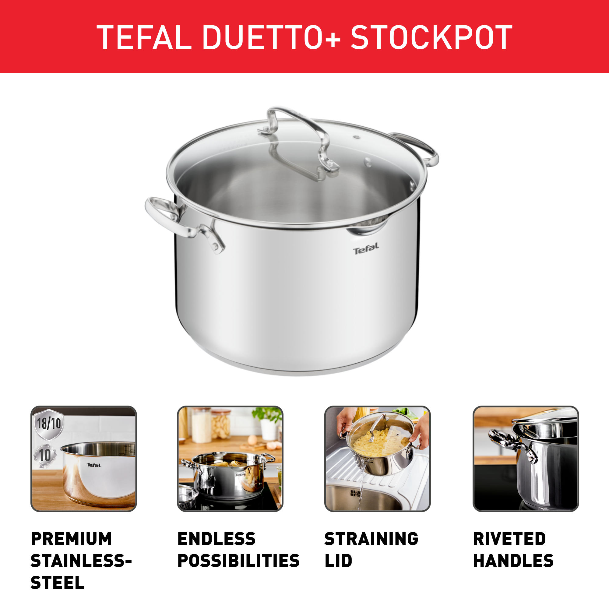 Fazekak Tefal Duetto+ 28 cm G7196456