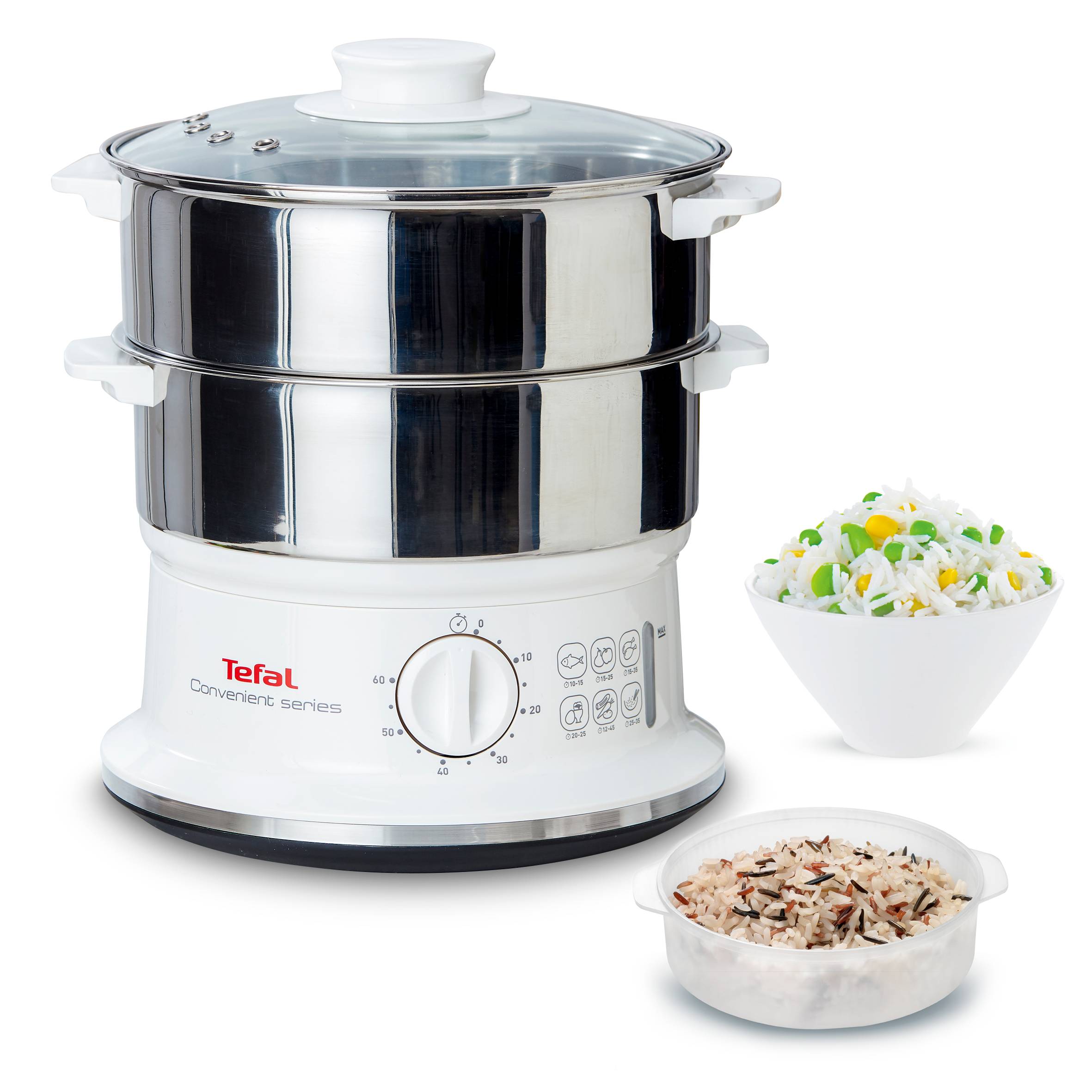 Tefal Convenient Ételpároló VC145130 Fehér