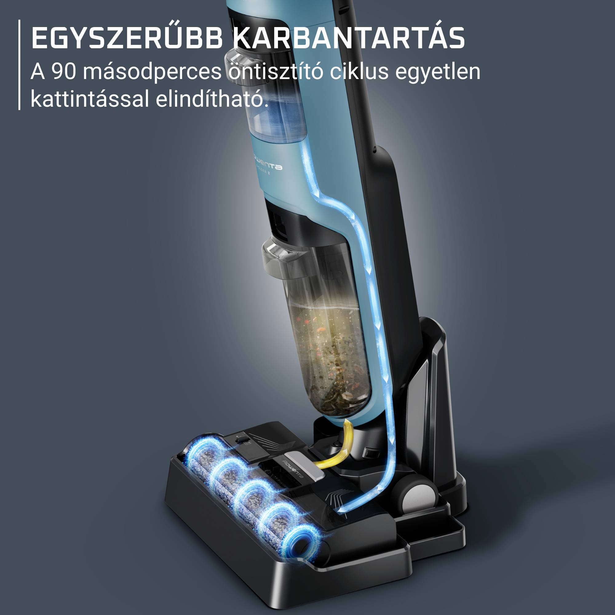 X-Clean 2, 2 az 1-ben nedves és száraz porszívó